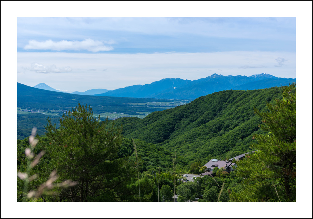 背比べ　北岳