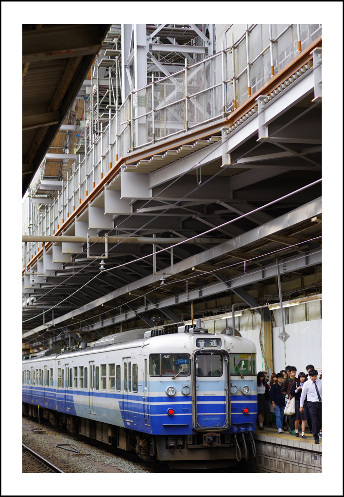 新潟駅　朝の通勤