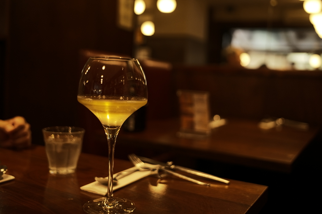 ランチの一杯