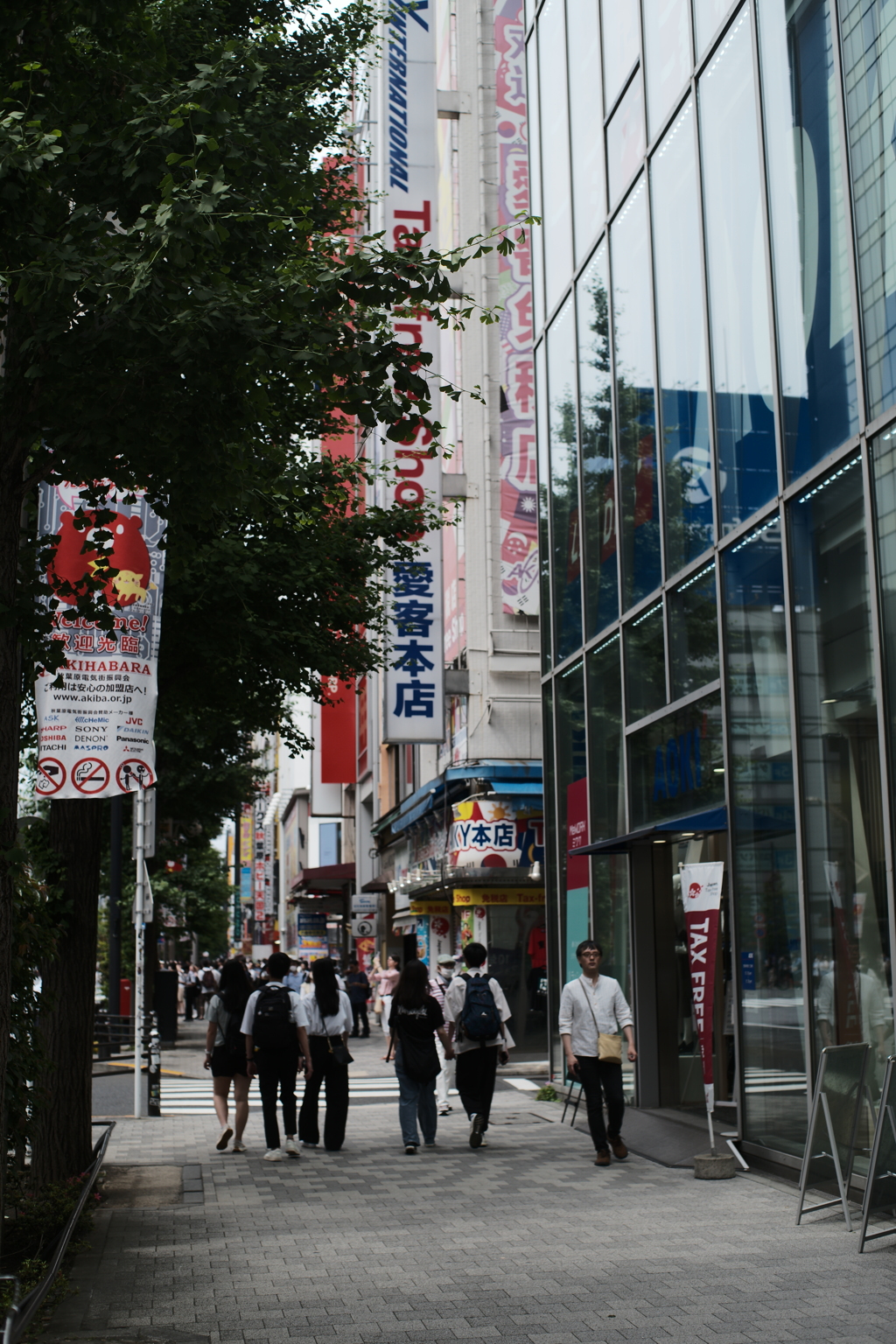 縦に伸びたアキバ