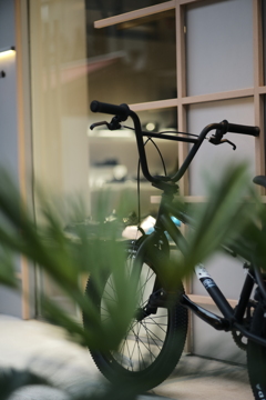ちょい乗り得意なバイクのある景色