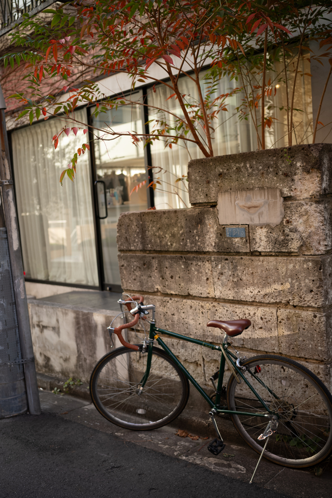 裏原宿散歩---自転車のある小景