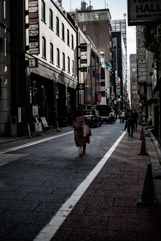 銀座を歩く