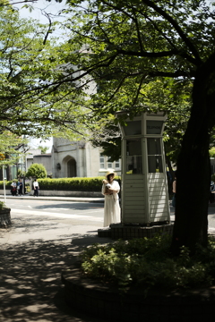 横浜山手西洋館　フォトウォーク　初夏の木陰