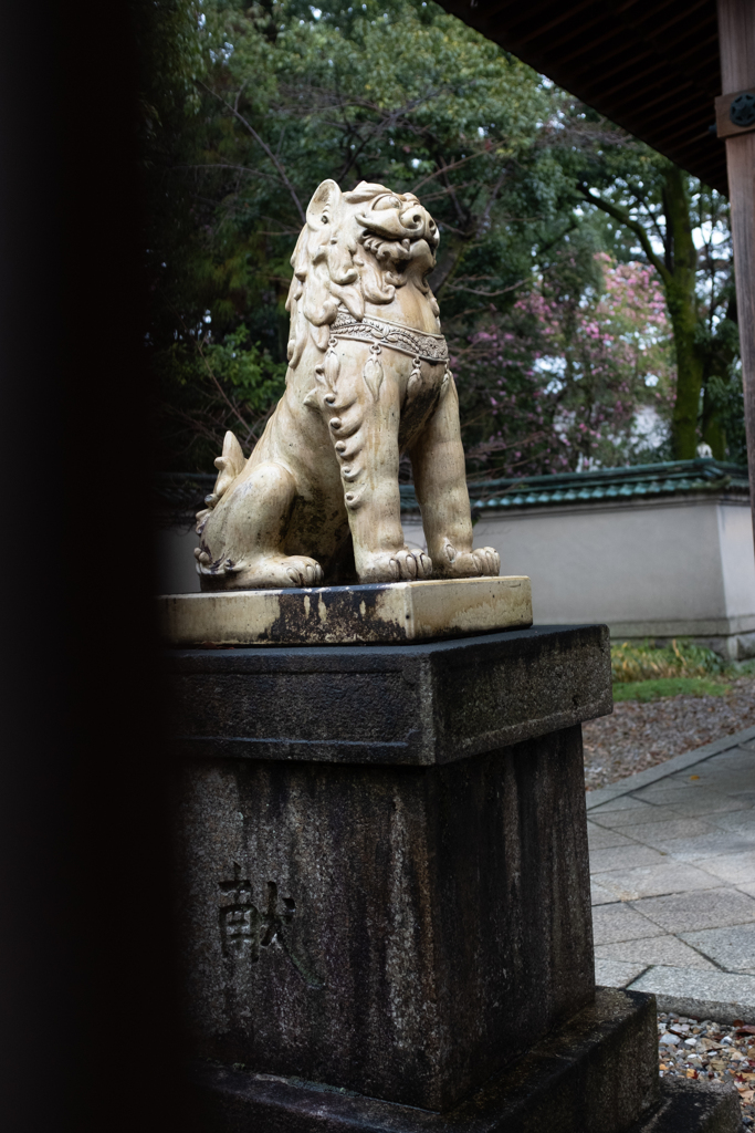 狛犬の陶製