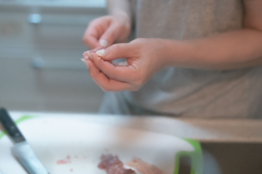 Skewer  串に刺す