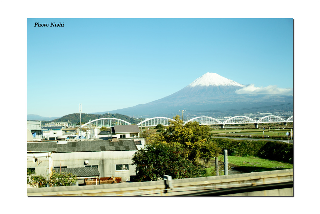 新幹線　富士山