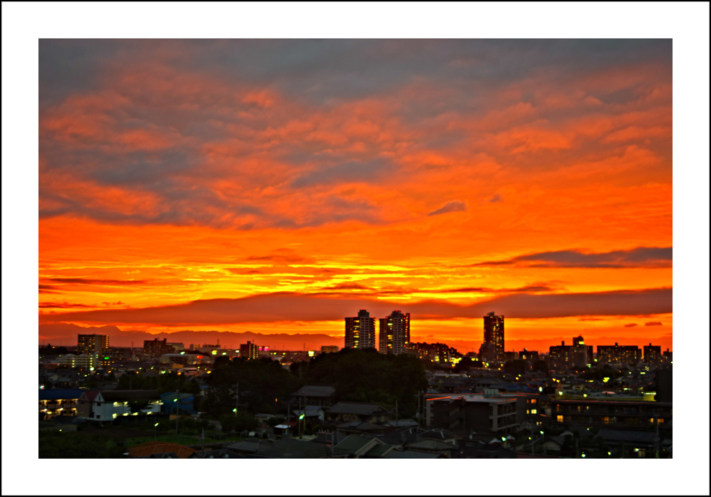 夕暮れ