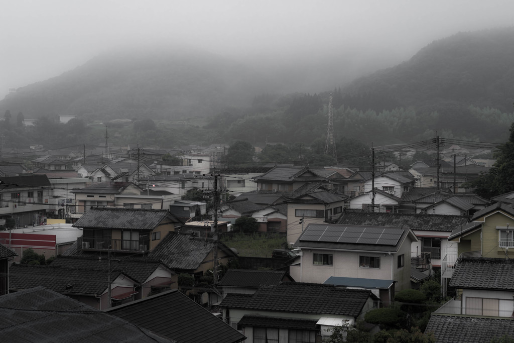 雨の朝
