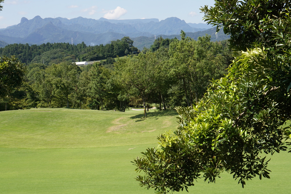 荒船山が見えます
