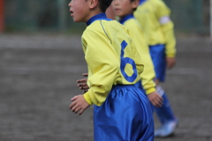 選手の背中