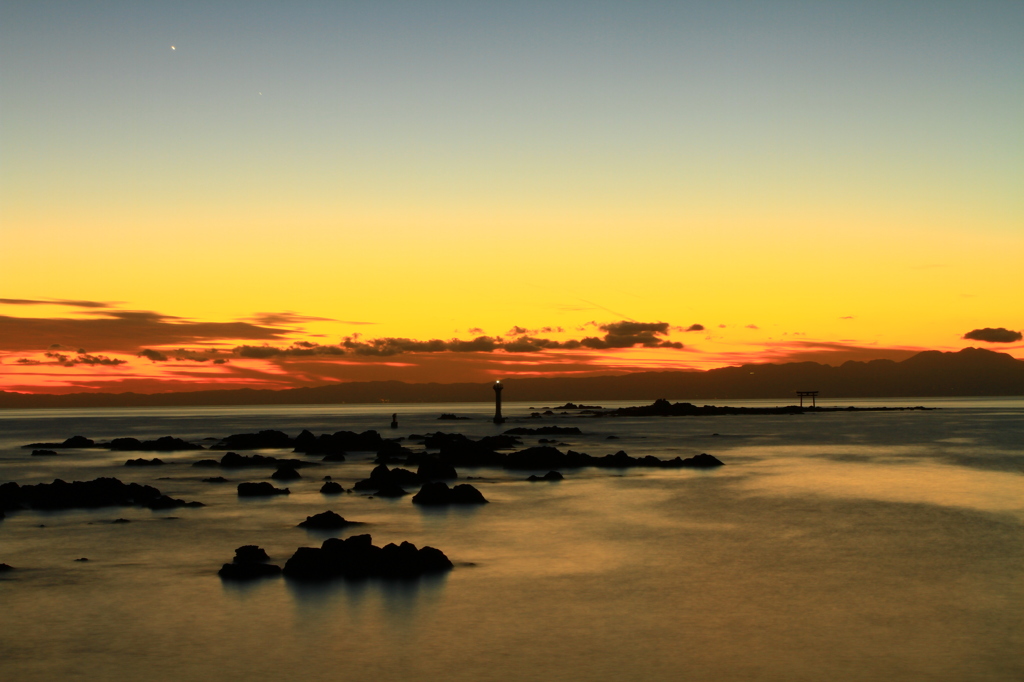 森戸の夕照009