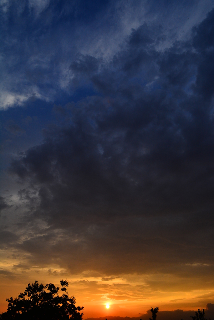 舞洲の夕暮れ