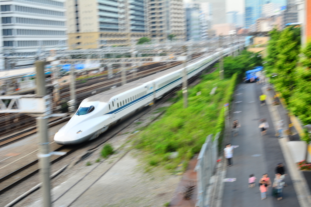 弾丸列車！