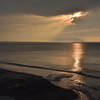 光芒　雲間から・・・