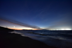 岩屋海岸夜景