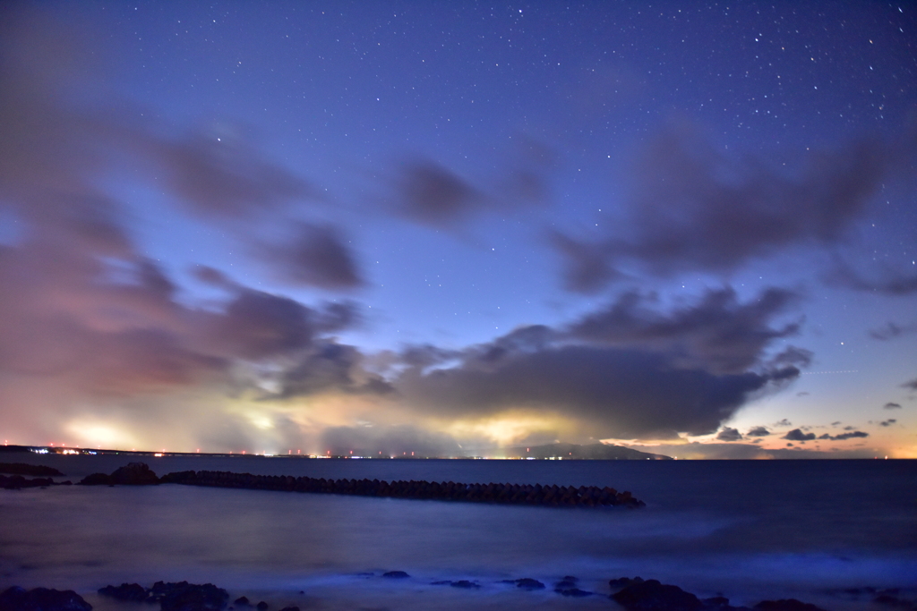 寒風夜景