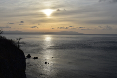 岩屋海岸（赤坂）からの眺め 別角度から