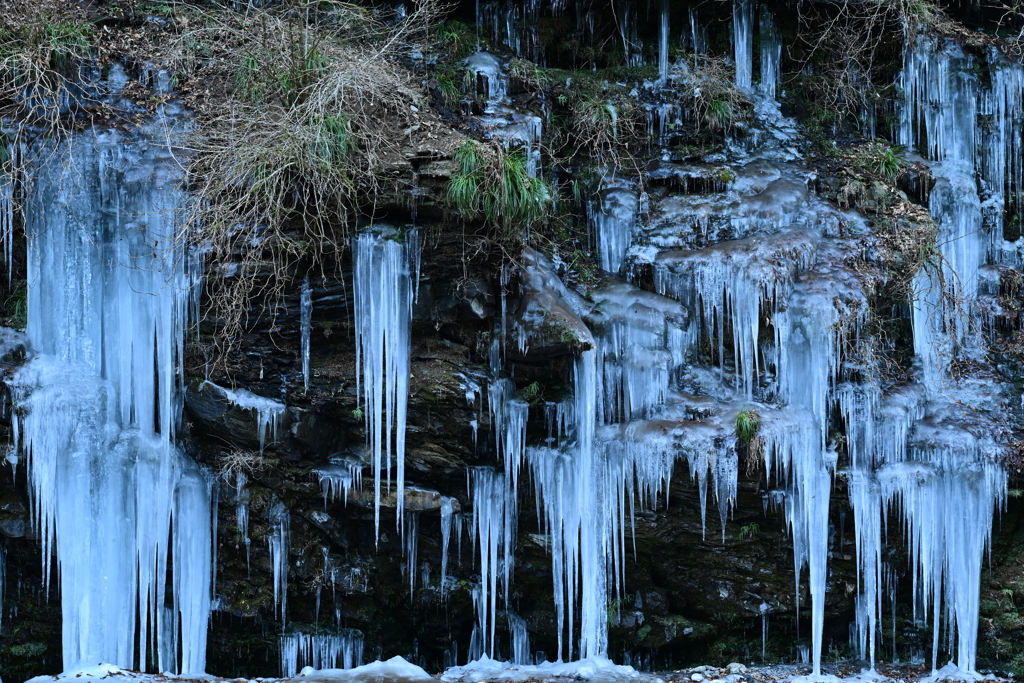 三十槌の氷柱　１