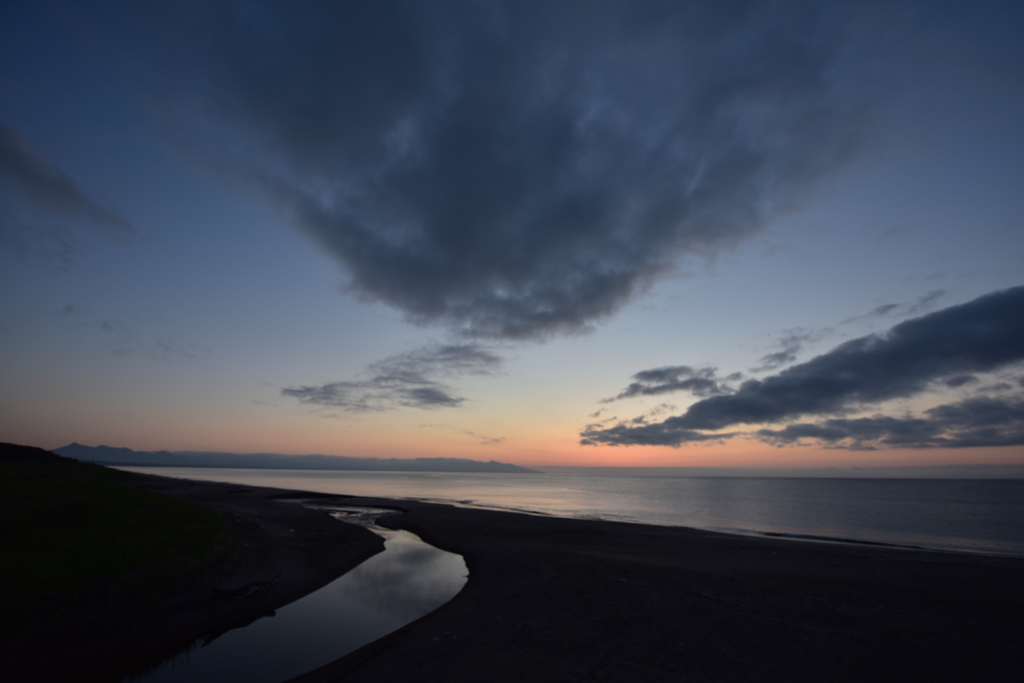 夕陽が沈んだ後