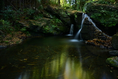 秋の夫婦滝