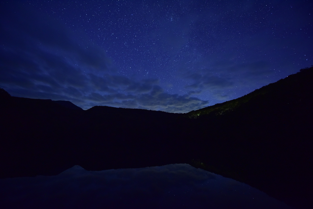 蔦沼夜景