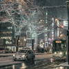 雪降る札幌