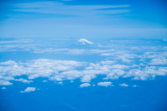 霊峰を見下ろす