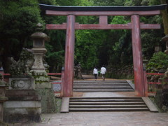 朝の神社