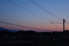 夕焼け・・・