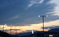 夕暮れ・・・