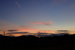 夕焼け・・・