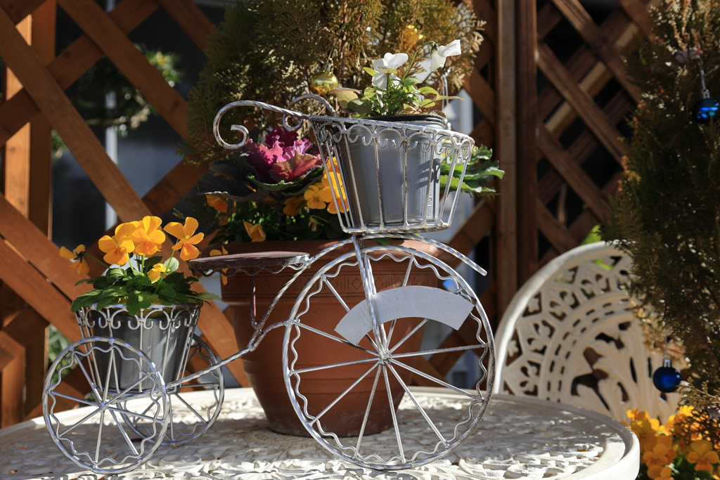 お花を運びます・・・