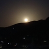 昨日の月は明るかった・・・
