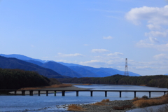 山間の風景・・・