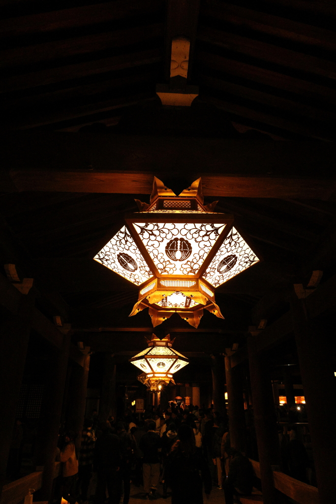 清水寺の釣灯籠