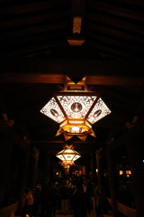 清水寺の釣灯籠