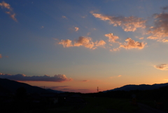 夕暮れ時・・・