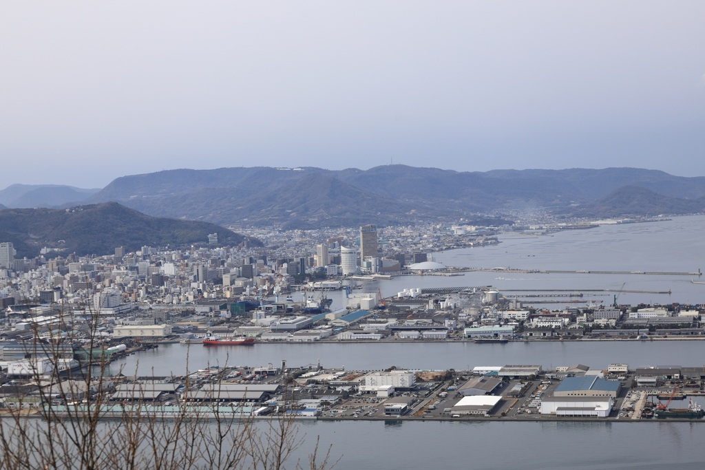 市街地を眺める・・・