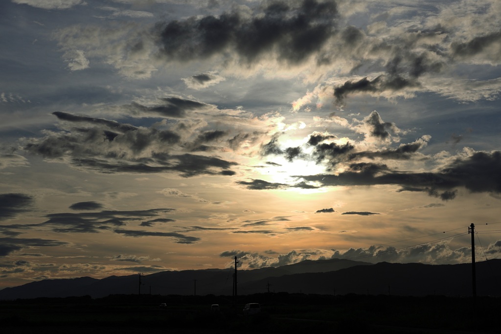 夕陽・・・