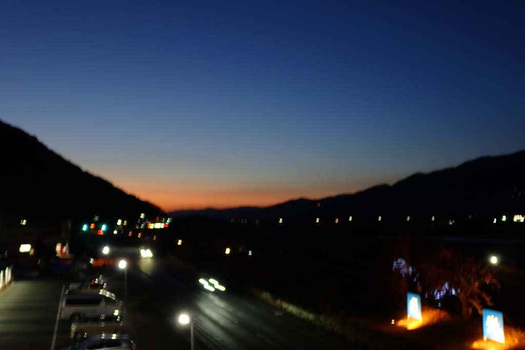 久しぶりに見た仕事帰りの夕焼け・・・