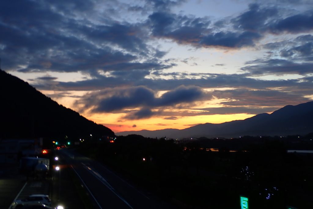 秋を感じる夕暮れ・・・