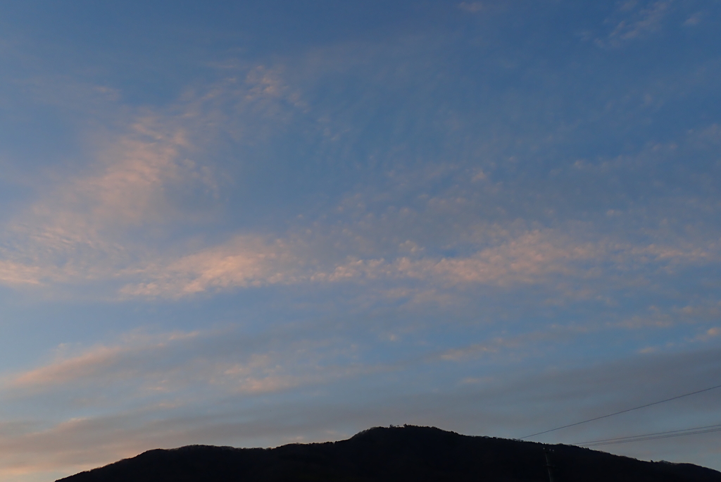 陽が長くなってきたかな・・・