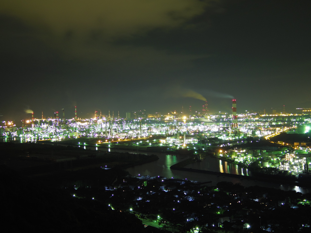 工場夜景