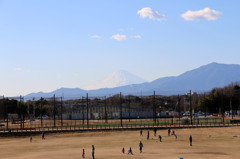 ゆとりの森公園からの富士山
