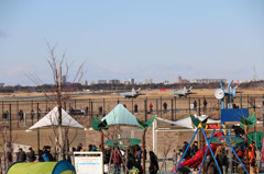 ゆとりの森公園からの厚木基地