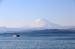 江ノ島からの富士山