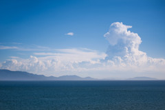 赤穂　海と雲