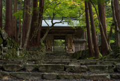 百済寺　草鞋の門