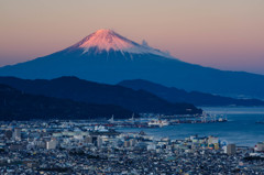 日本平からの眺め　夕景